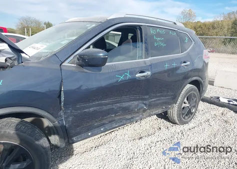 2016 Nissan Rogue Sv из США, поврежденный, VIN KNMAT2MV0GP681324